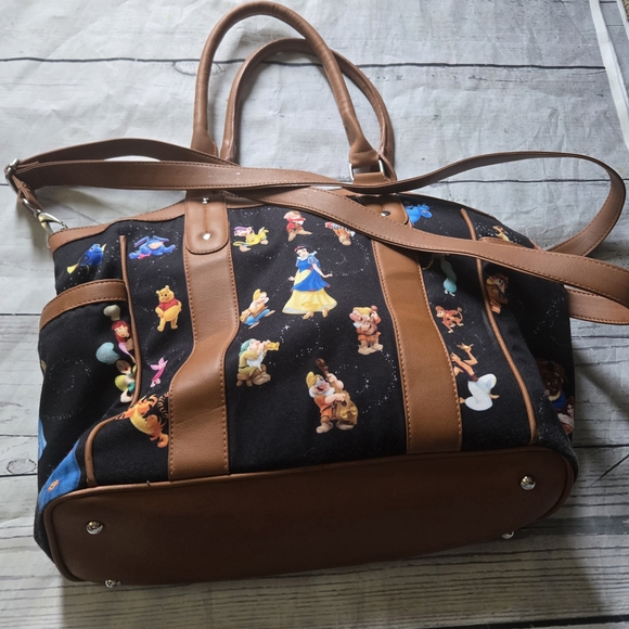 Disney Women's Brown and Black Character Tote - Picture 4 of 6